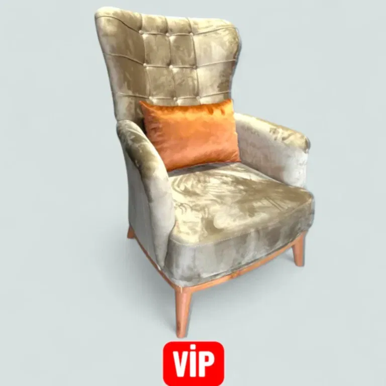 VIPKANEPE Kapitone Sırtlı Tekli Berjer Koltuk