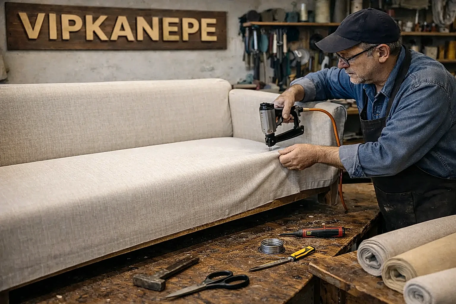 koltuk kumaşı döşeme ve elyaf katmanı vipkanepe koltuk iç yapısı