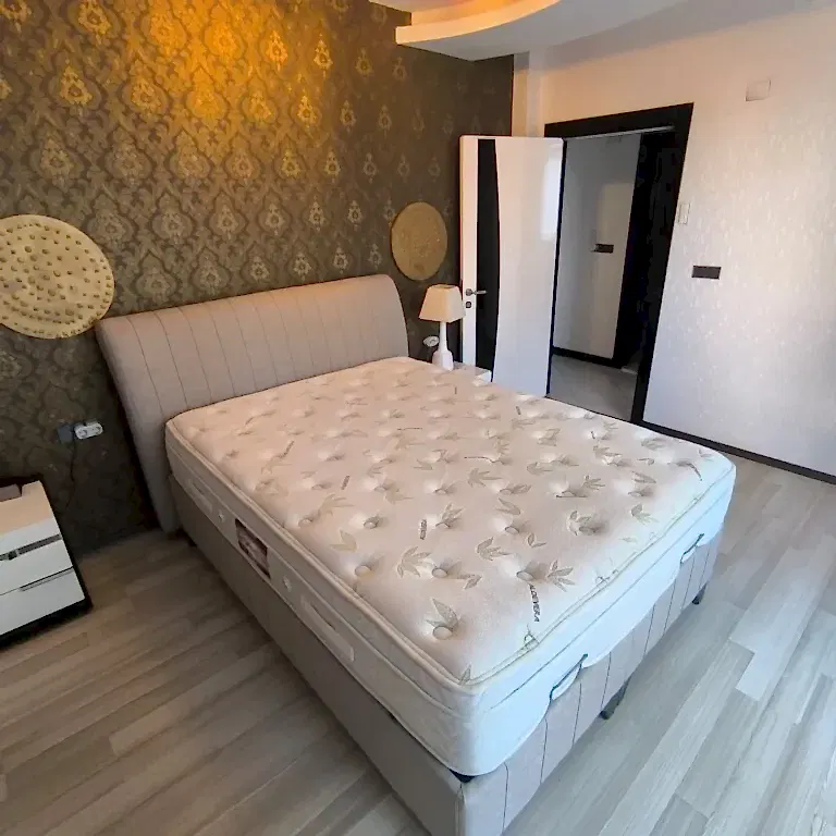 Mersin Mezitli 160x200 baza seti keten seri kumaş yüksek ayak VIPKANEPE