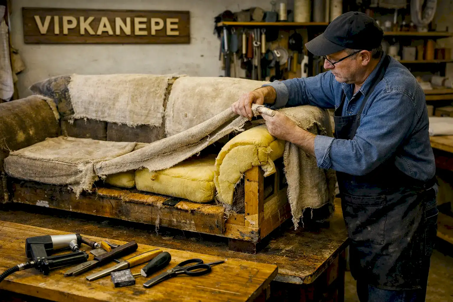 koltuk döşeme katmanları ve koltuk iç yapısı vipkanepe